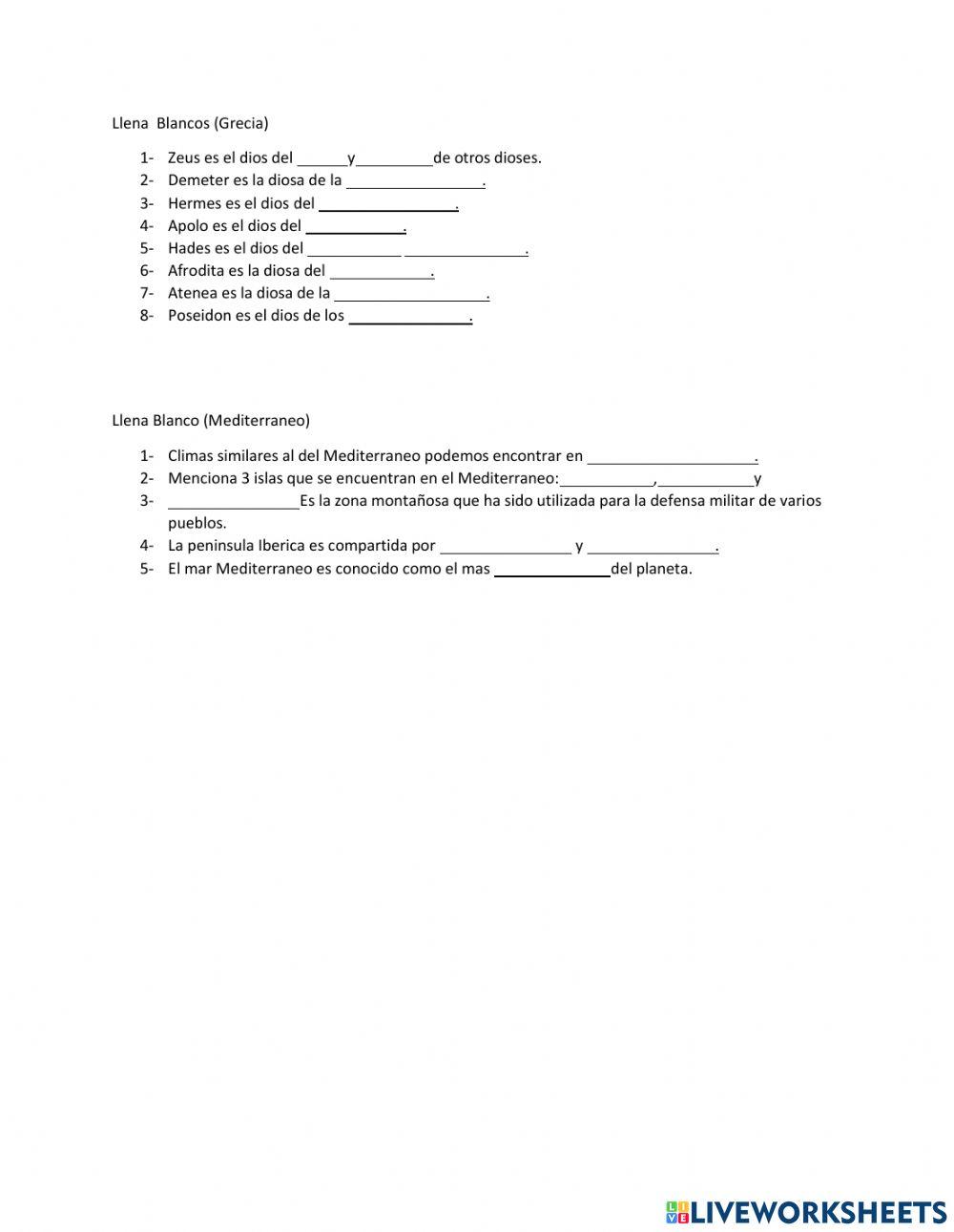 Grecia y El Marco Geografico Del Mediterraneo