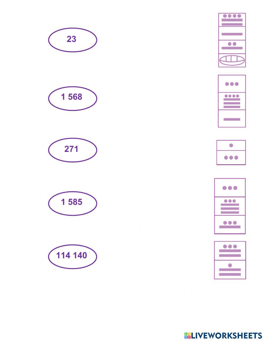 Números decimales a mayas