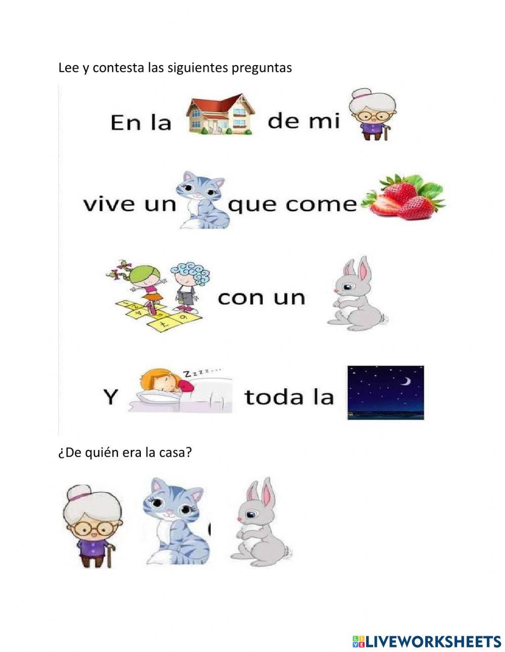 Lecturas cortas con pigtogramas