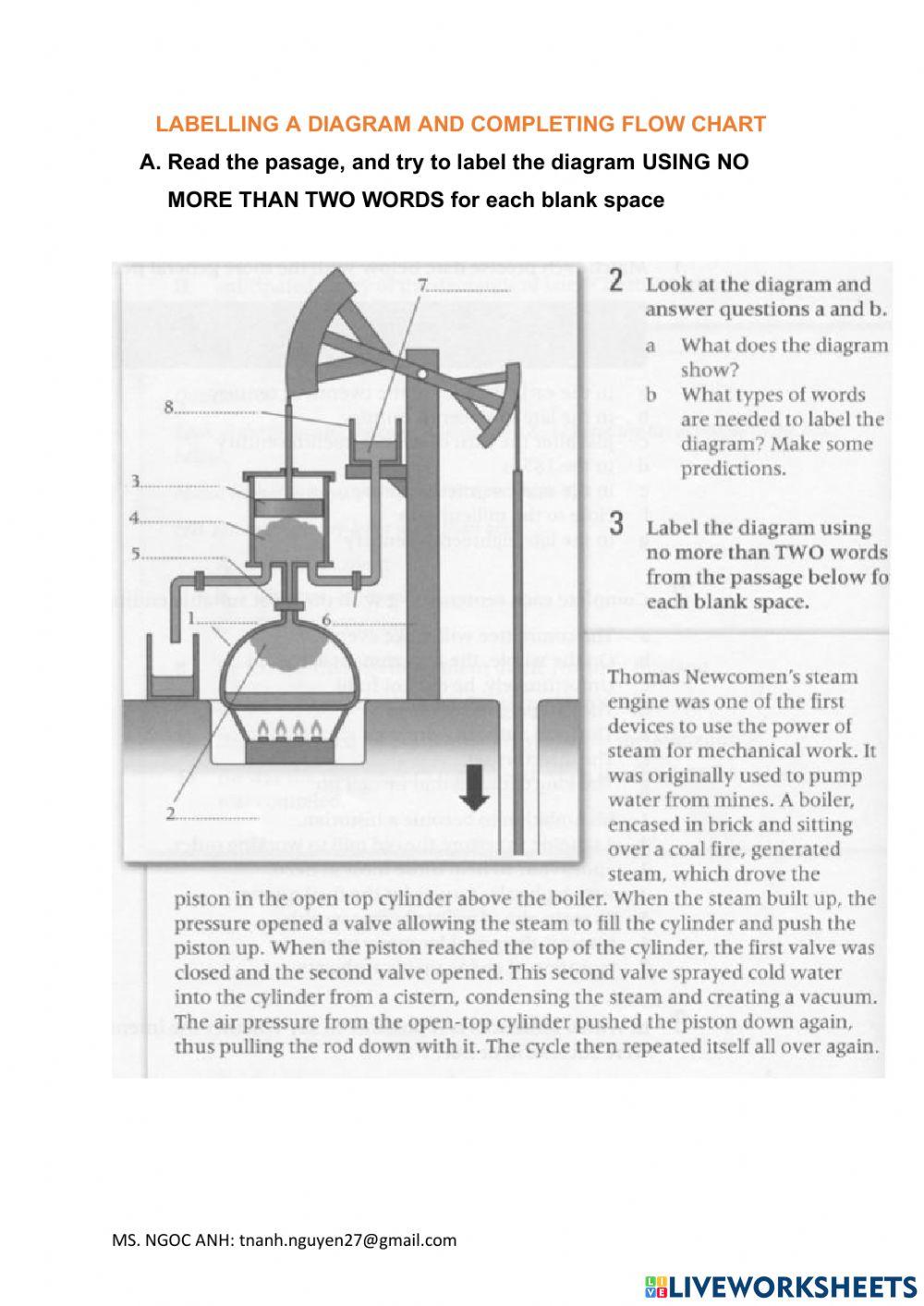 W5-Label diagram and Flowchart