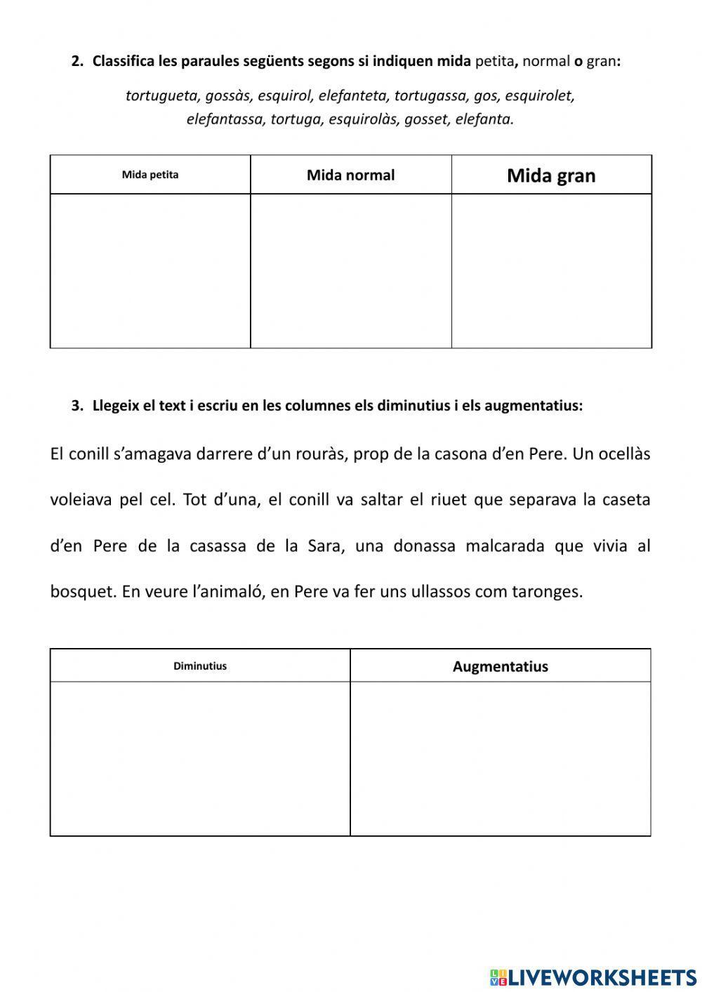 Diminutius i augmentatius