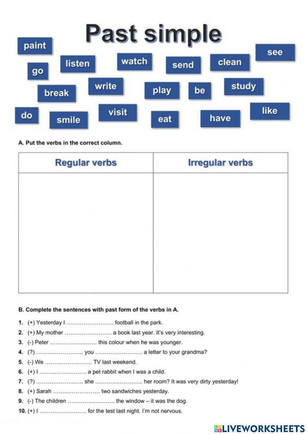 Simple past practice