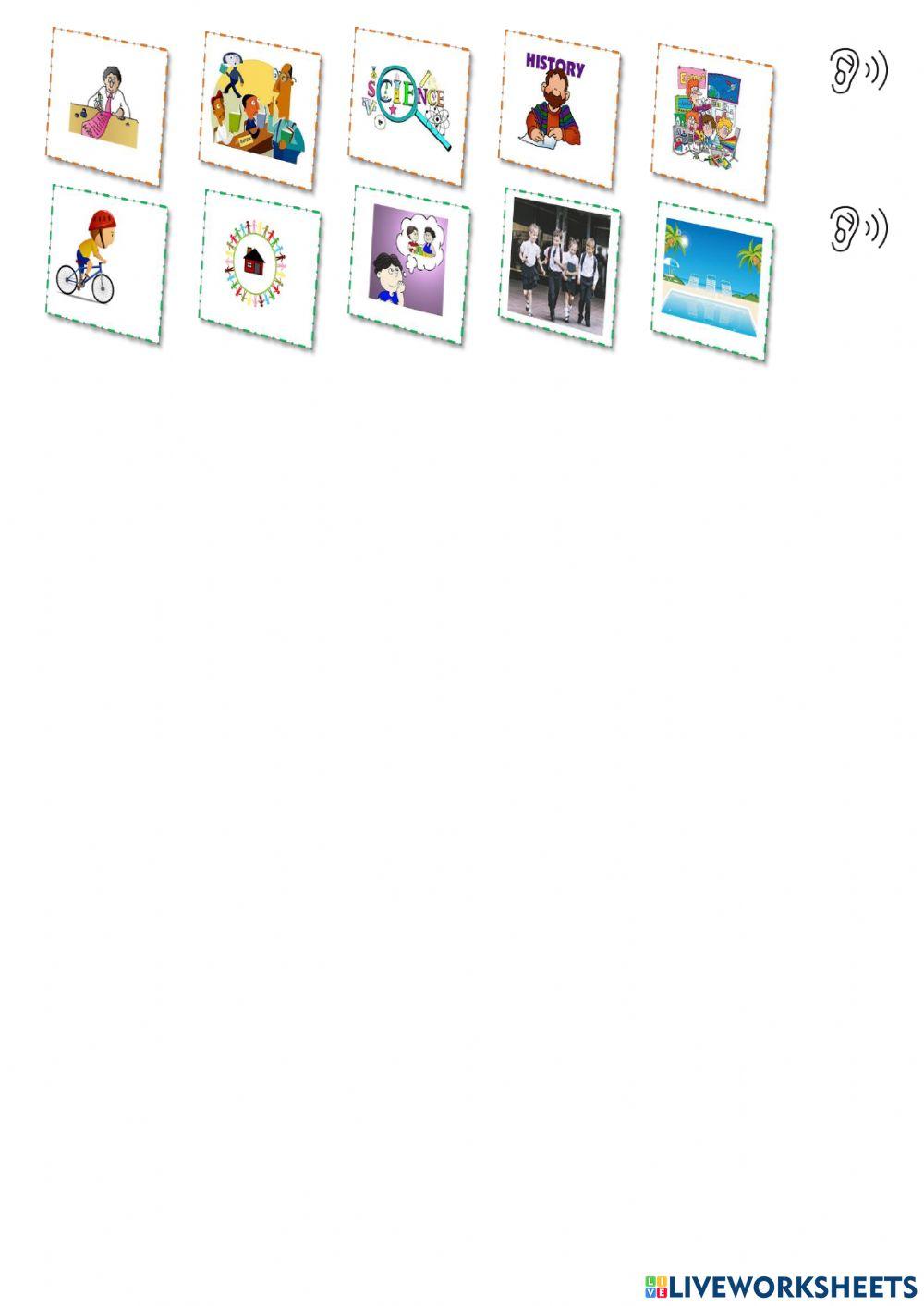 English 6 - unit 1 - vocabulary - listening 3