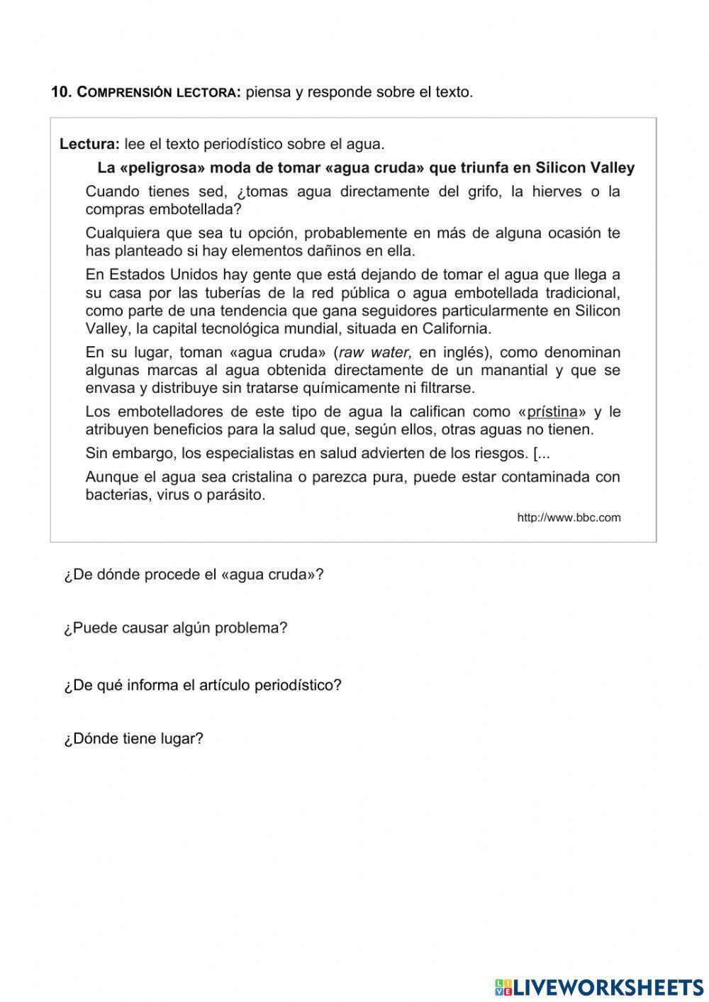 Examen t8 y 9 de castellano