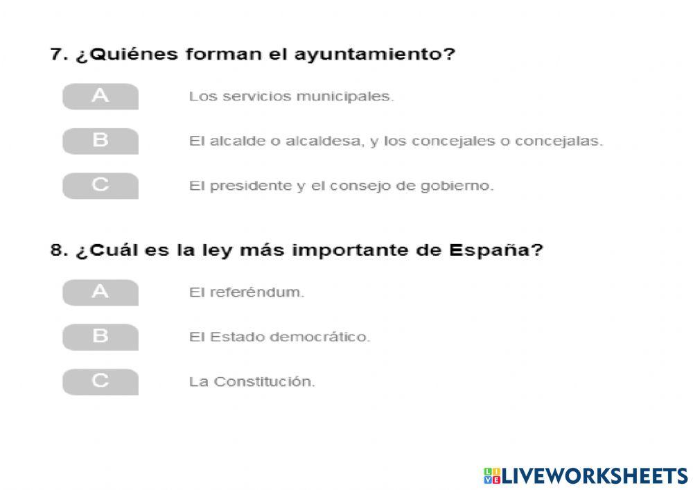 España y las Comunidades