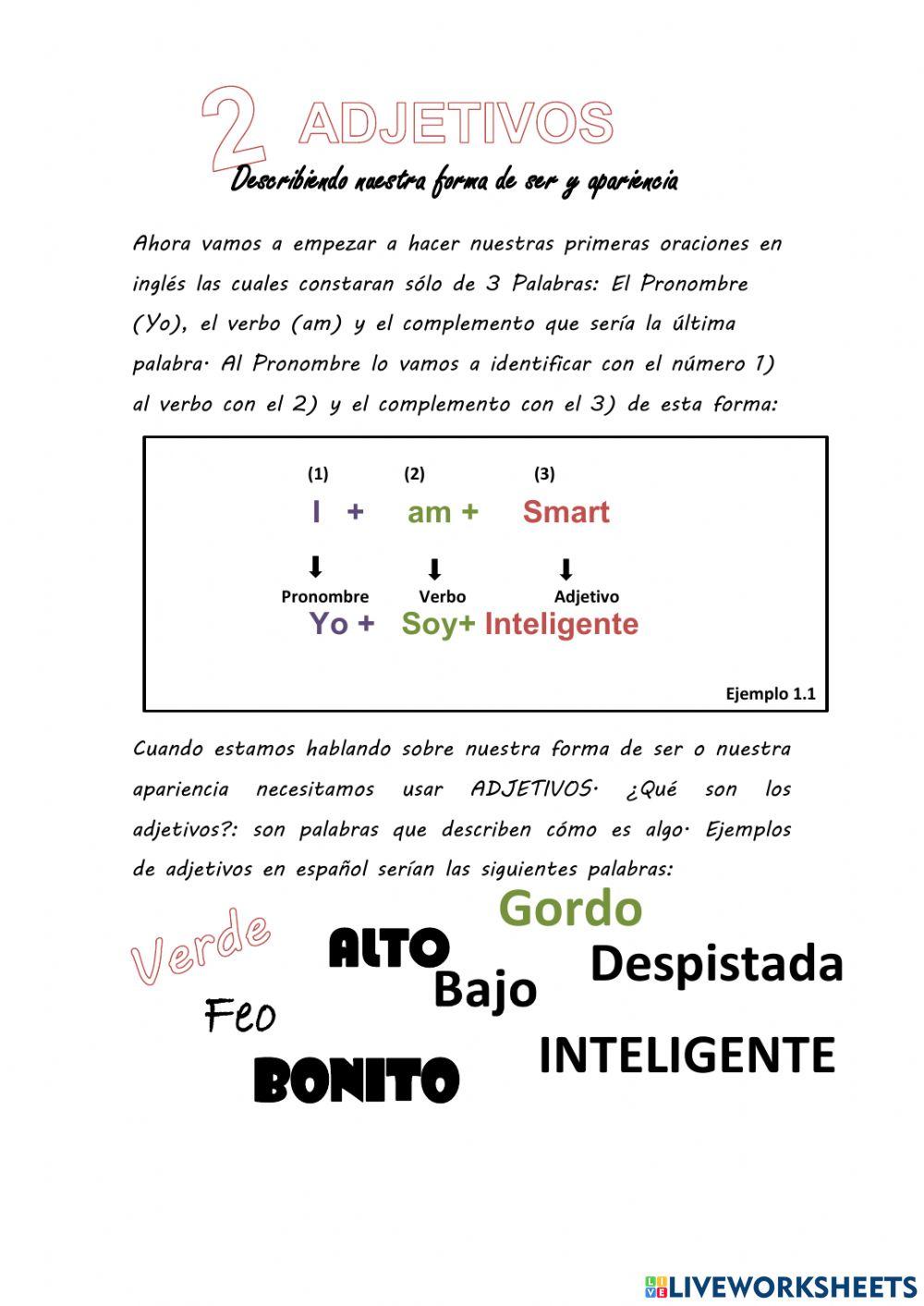 El verbo to be explicado en español