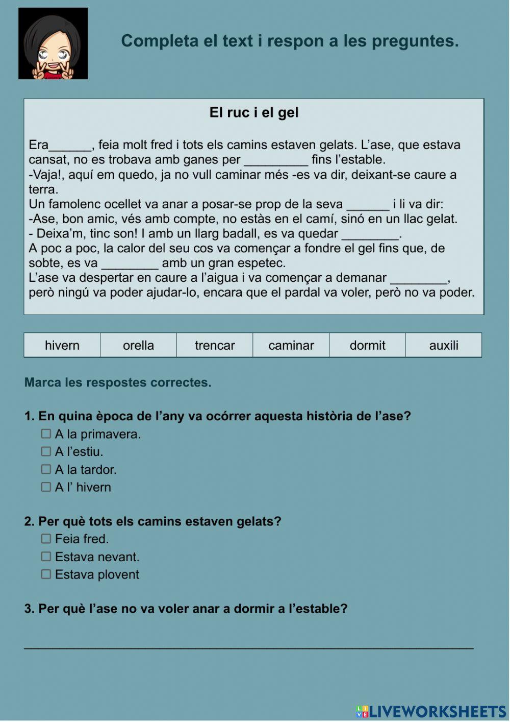 Comprensió lectora 08