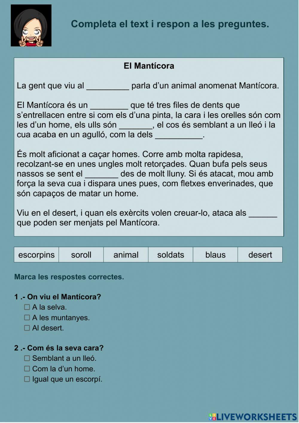 Comprensió lectora 09