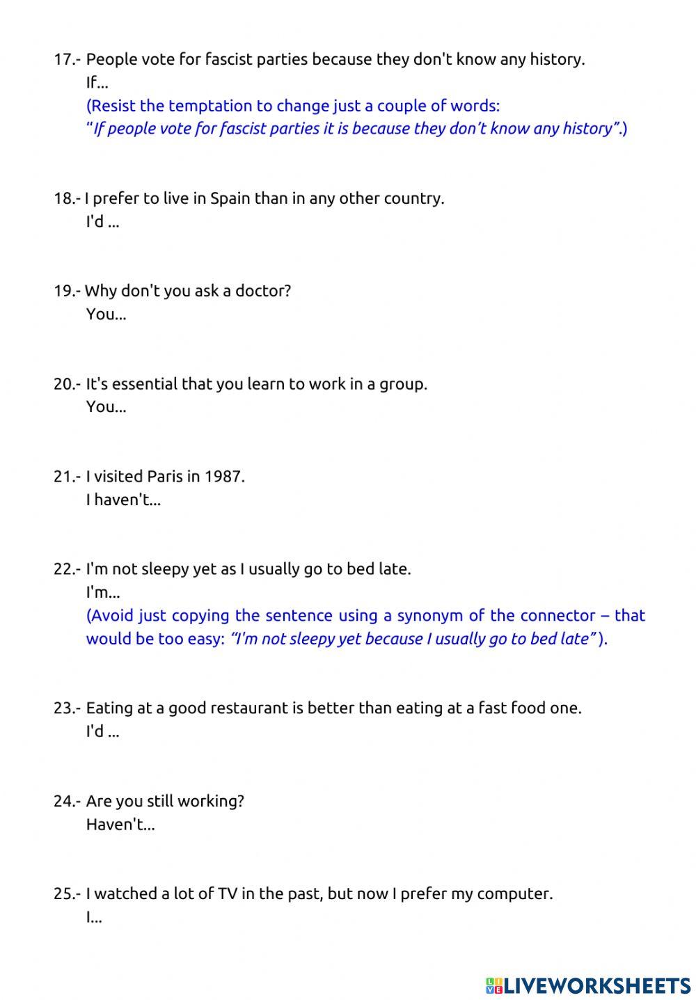 Rephrasing tutorial 4