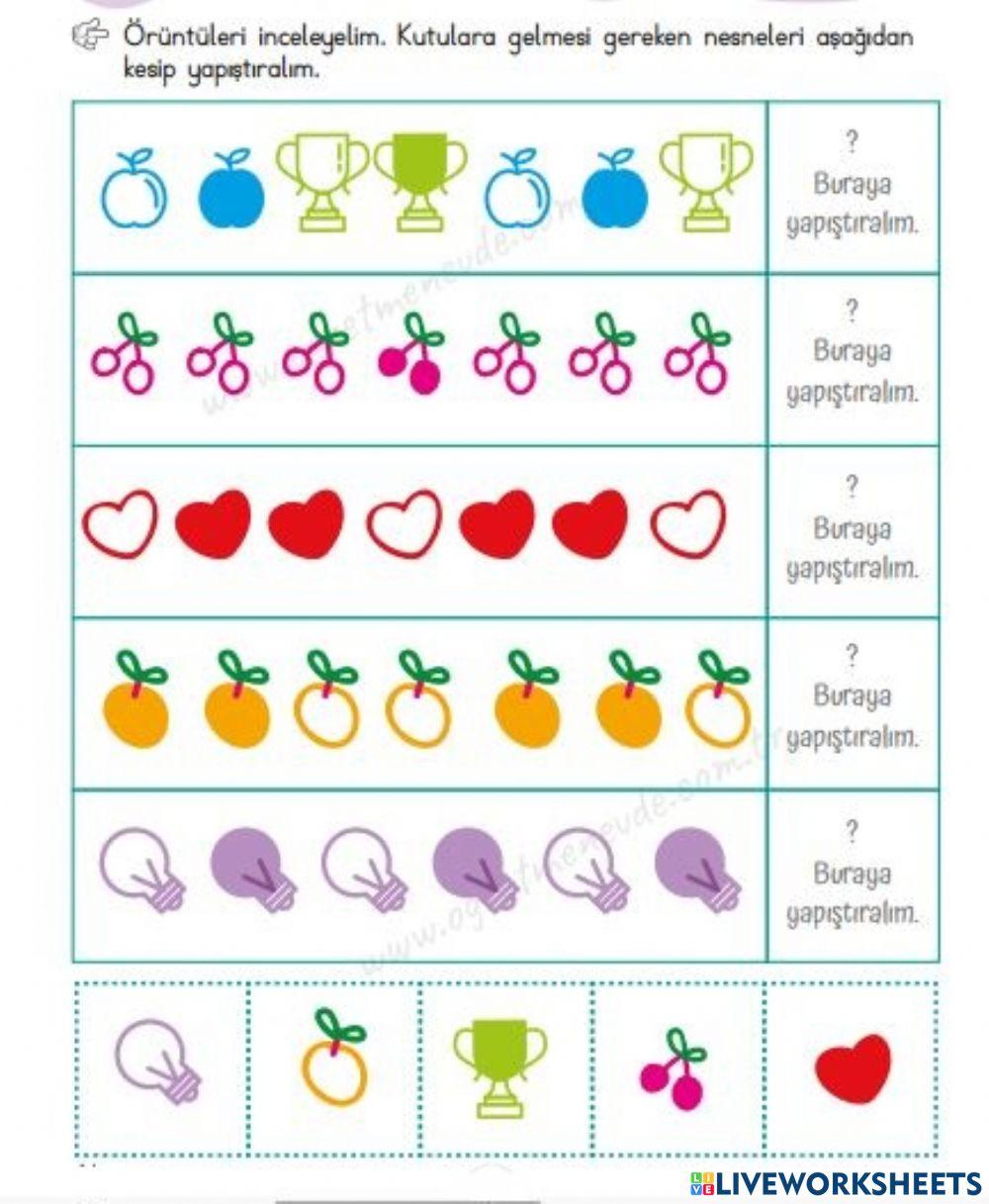 Örüntüyü Tamamlayalım!!!