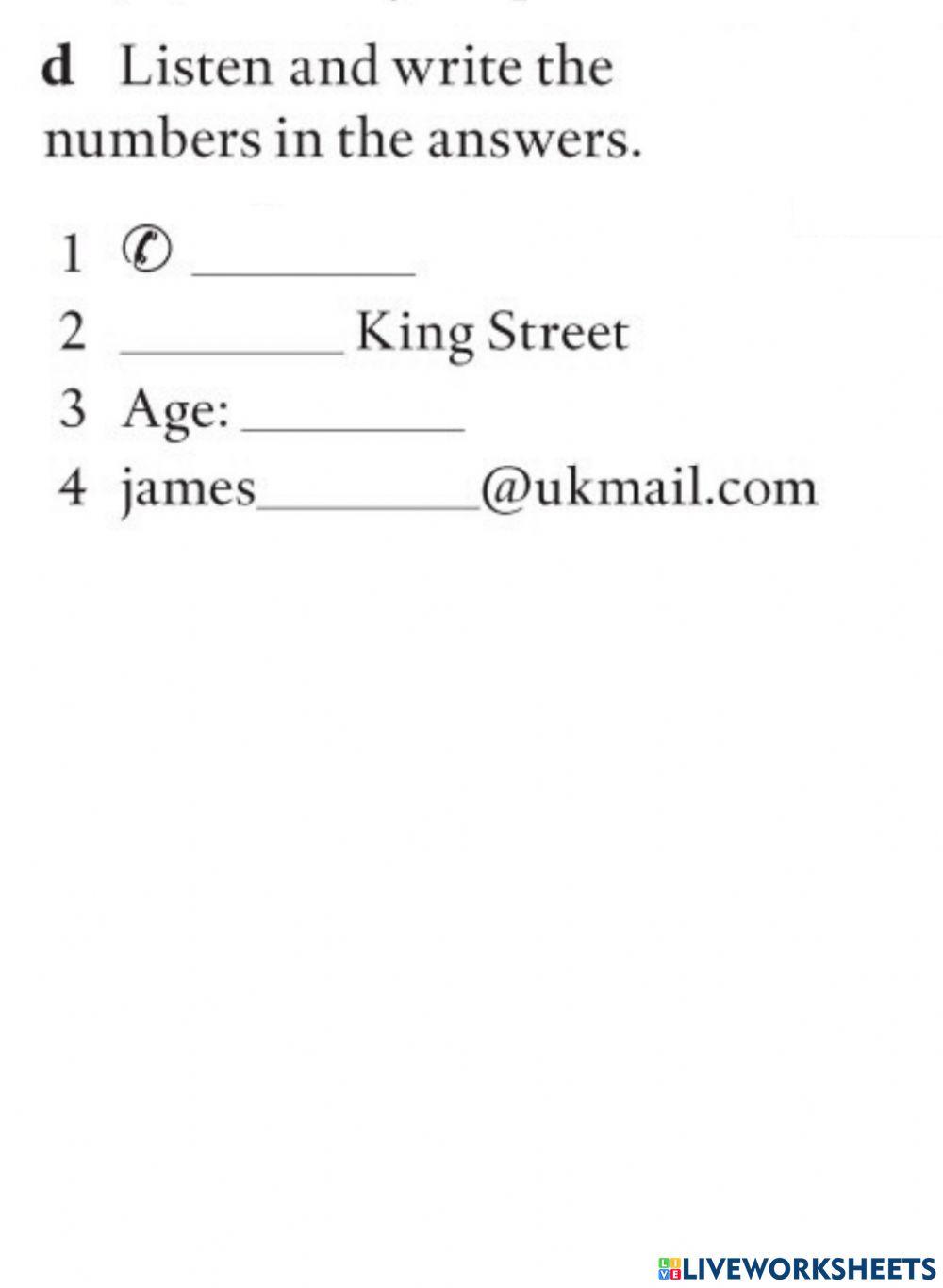 Personal Information