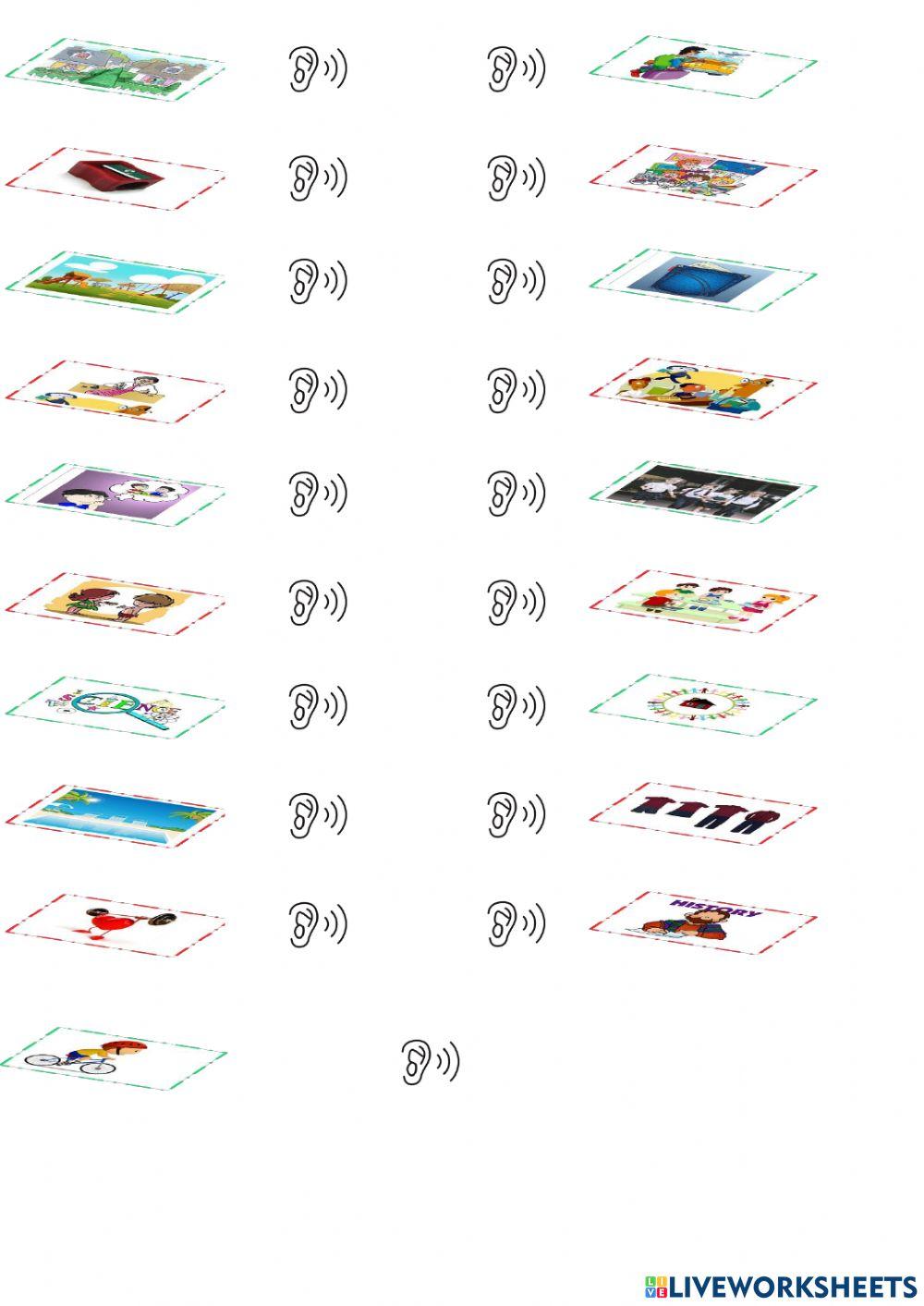 English 6 - unit 1 - vocabulary - listening 4