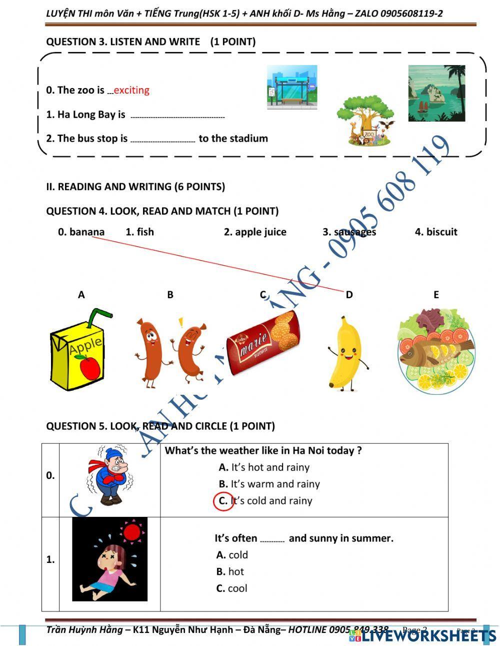 5- the final exam - test 3 - term 2