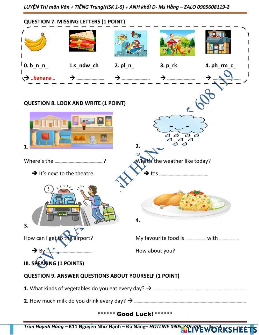 5- the final exam - test 3 - term 2