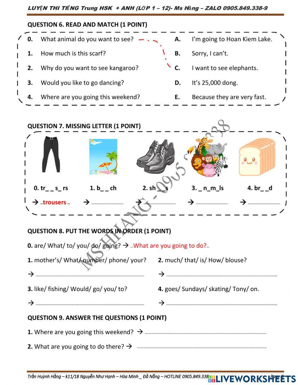 4- the final exam - test 2 - term 2