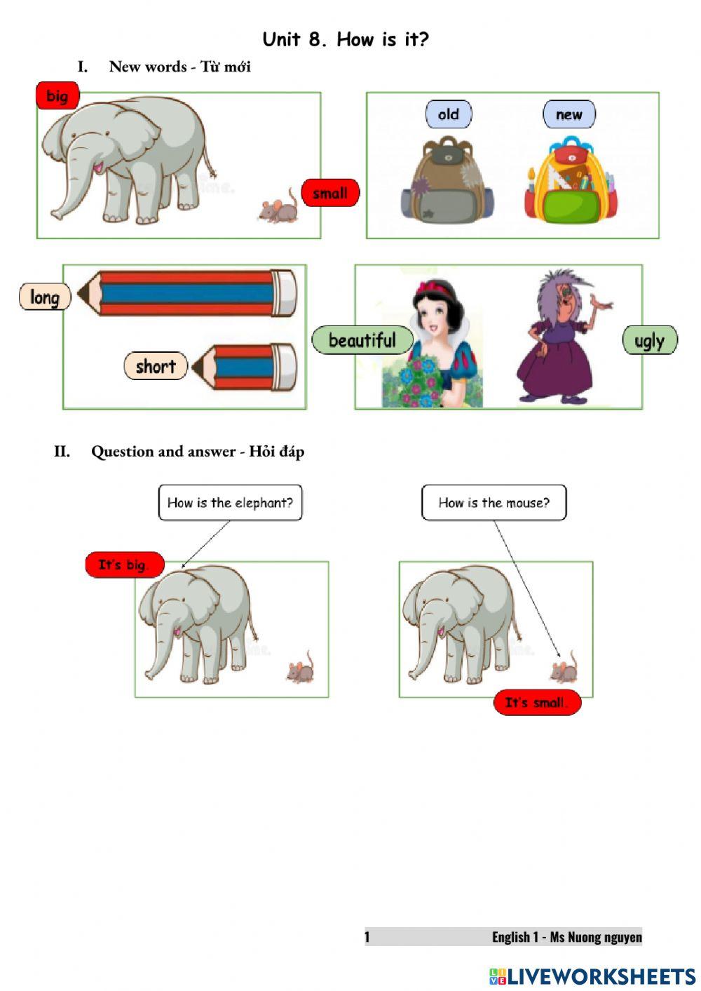 E1U8 How is it? -nuongnguyen