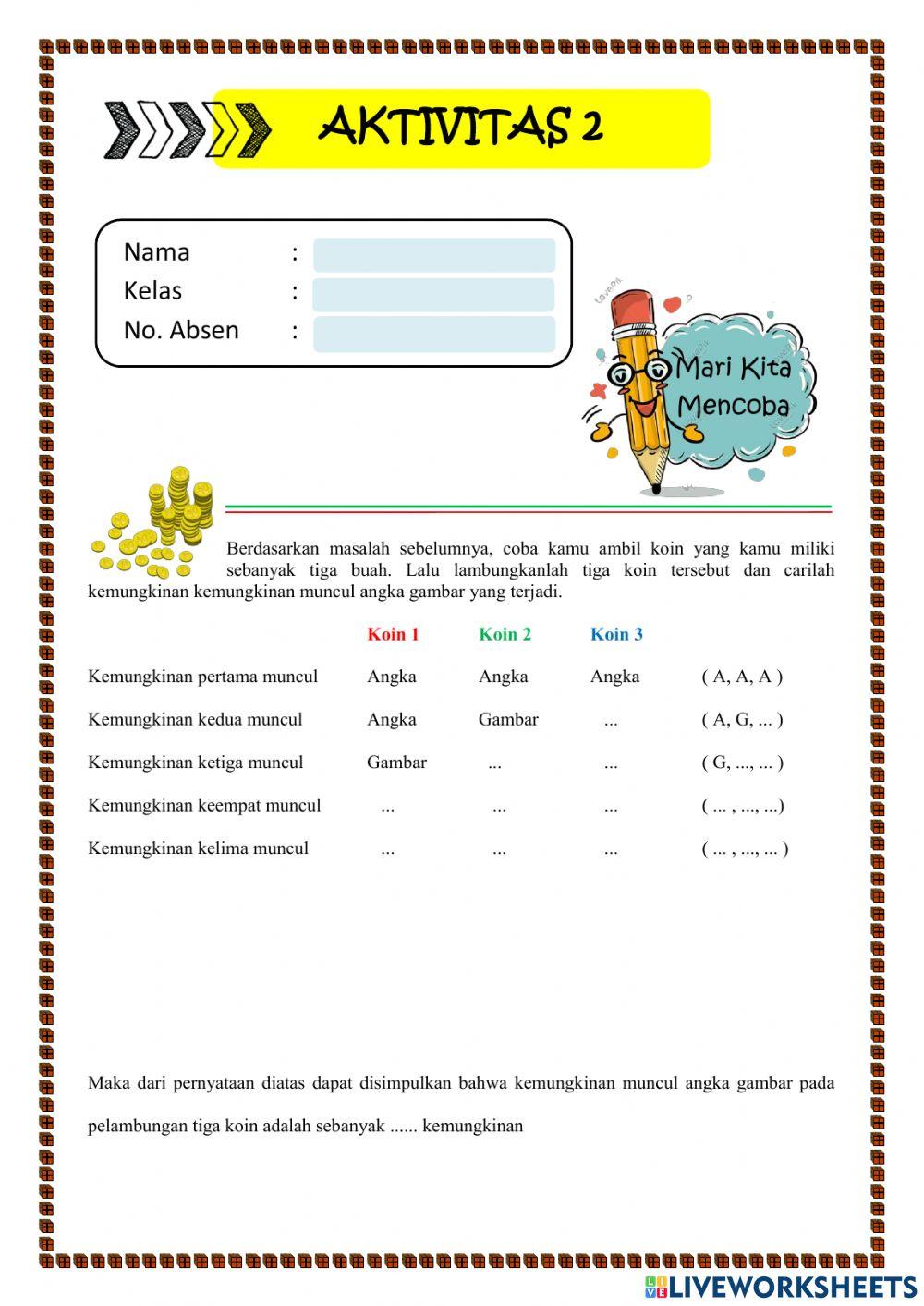 Peluang kelas 8 semester 2