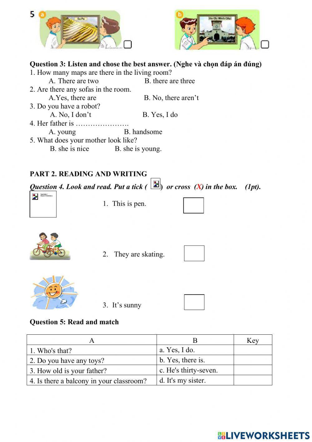 ĐỀ thi tiếng anh lpws 3- HK2