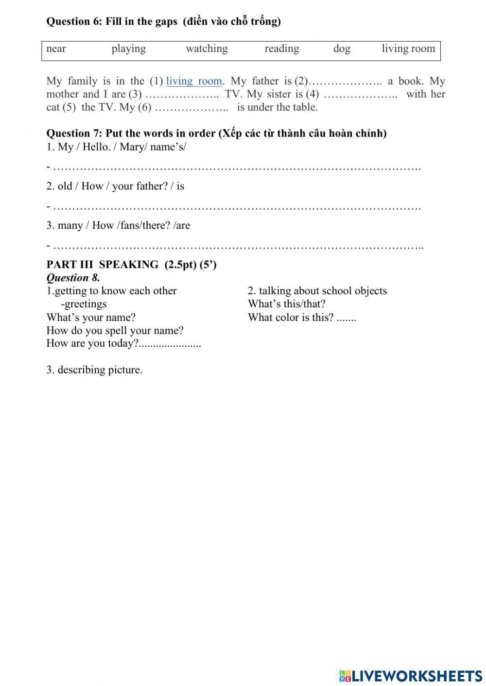 ĐỀ thi tiếng anh lpws 3- HK2