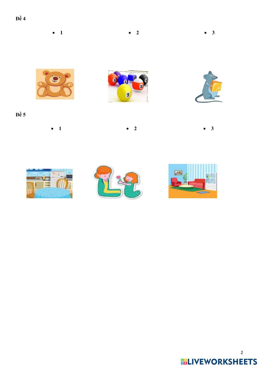 G1 - review 2 - listen & draw lines