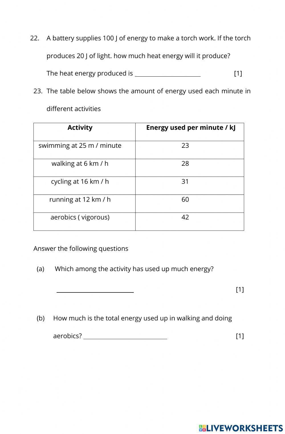 Grade 6 Science Test