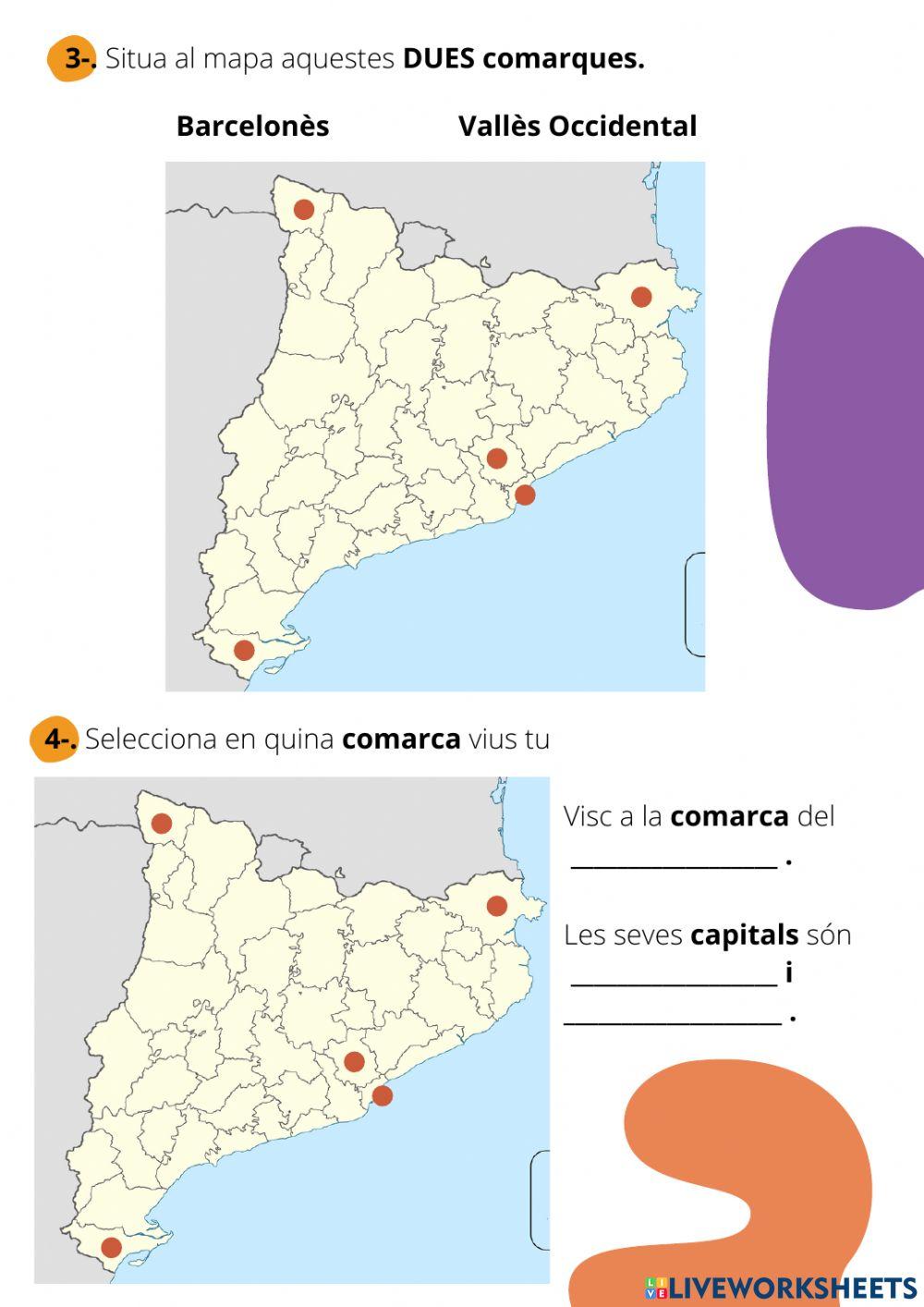 Les comarques de Catalunya