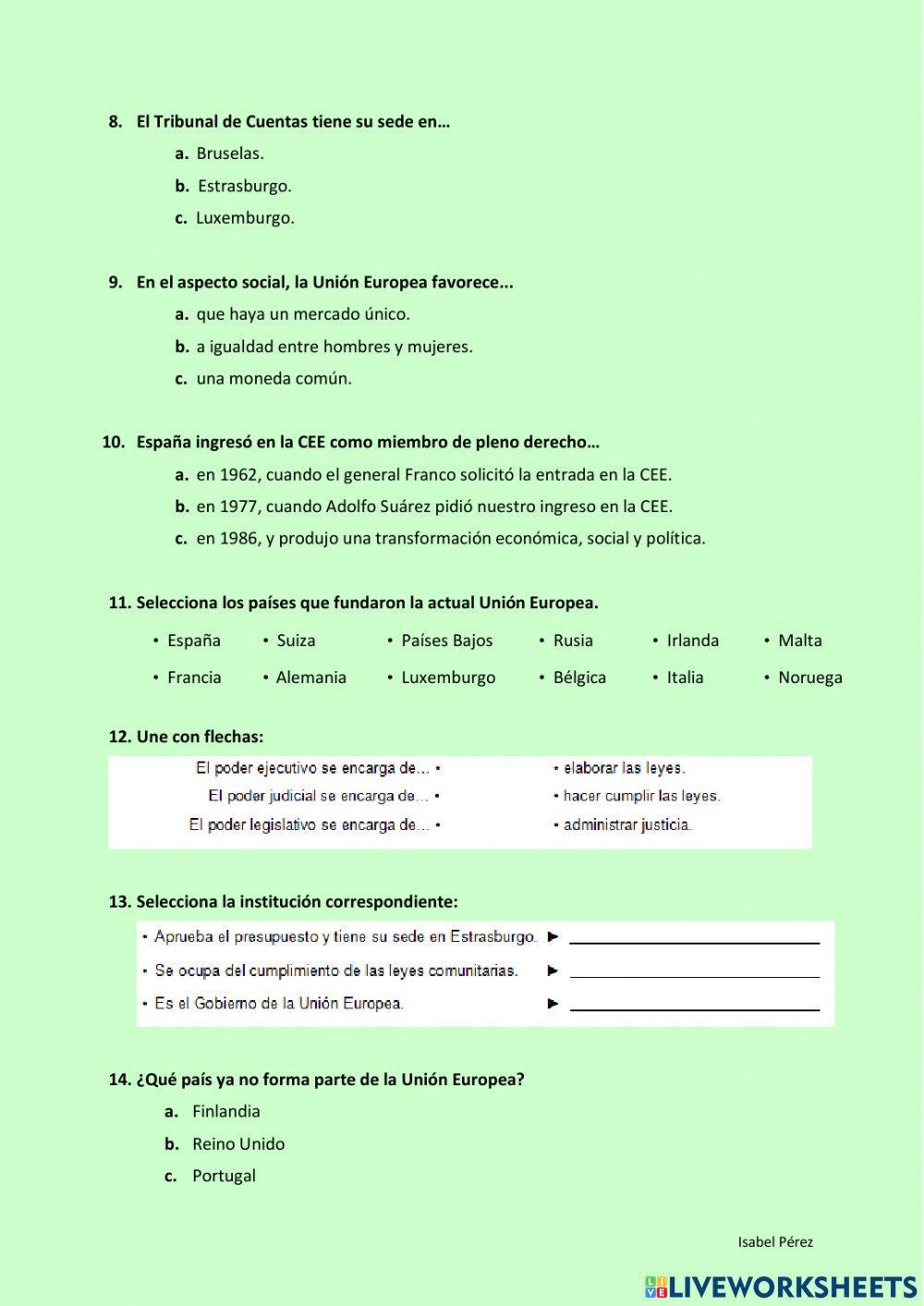 España y la Unión Europea