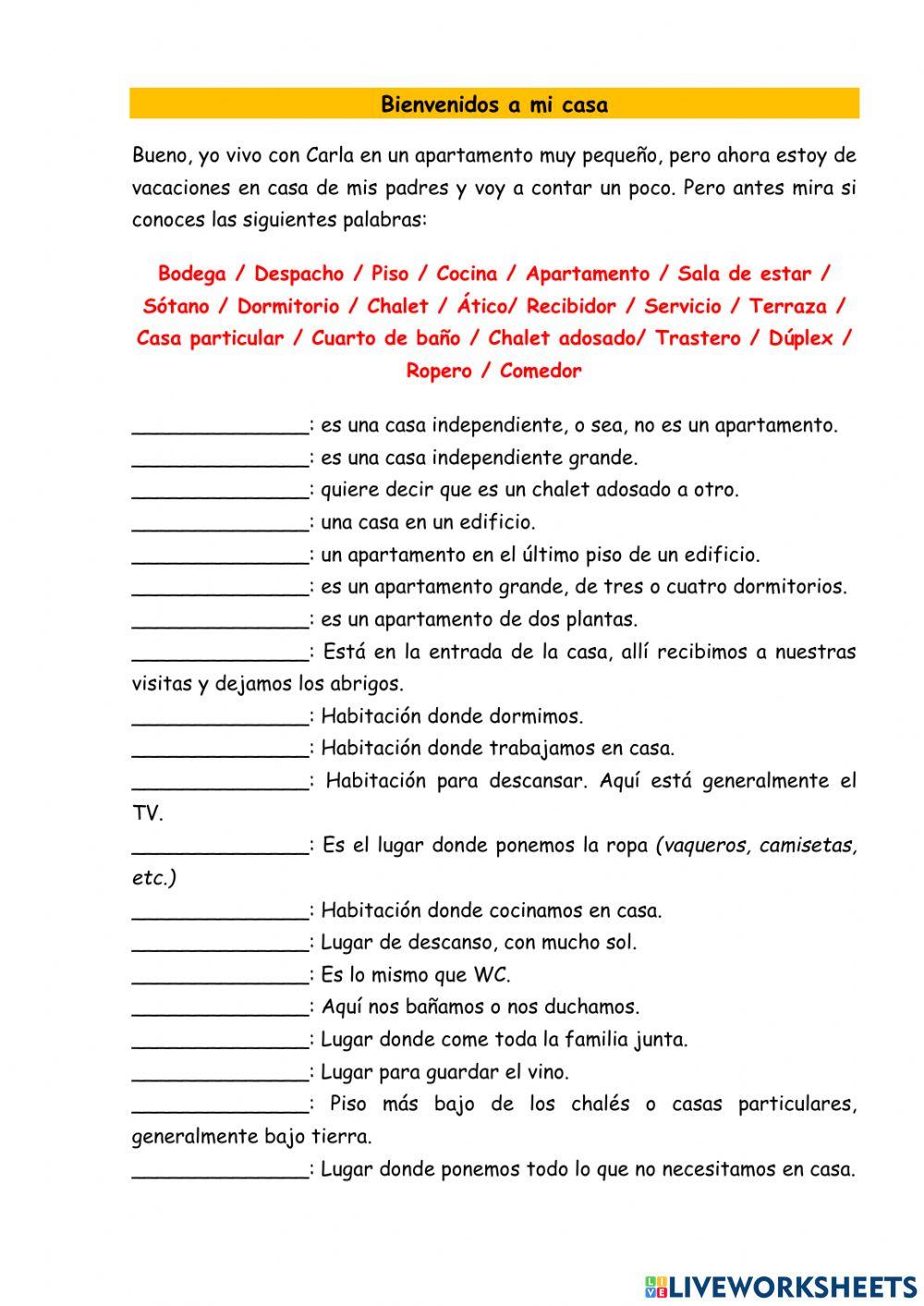 Bienvenidos a mi casa