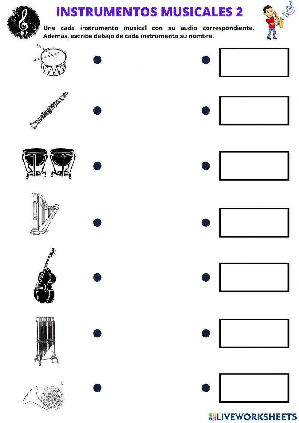 Instrumentos musicales 2 (Audición)