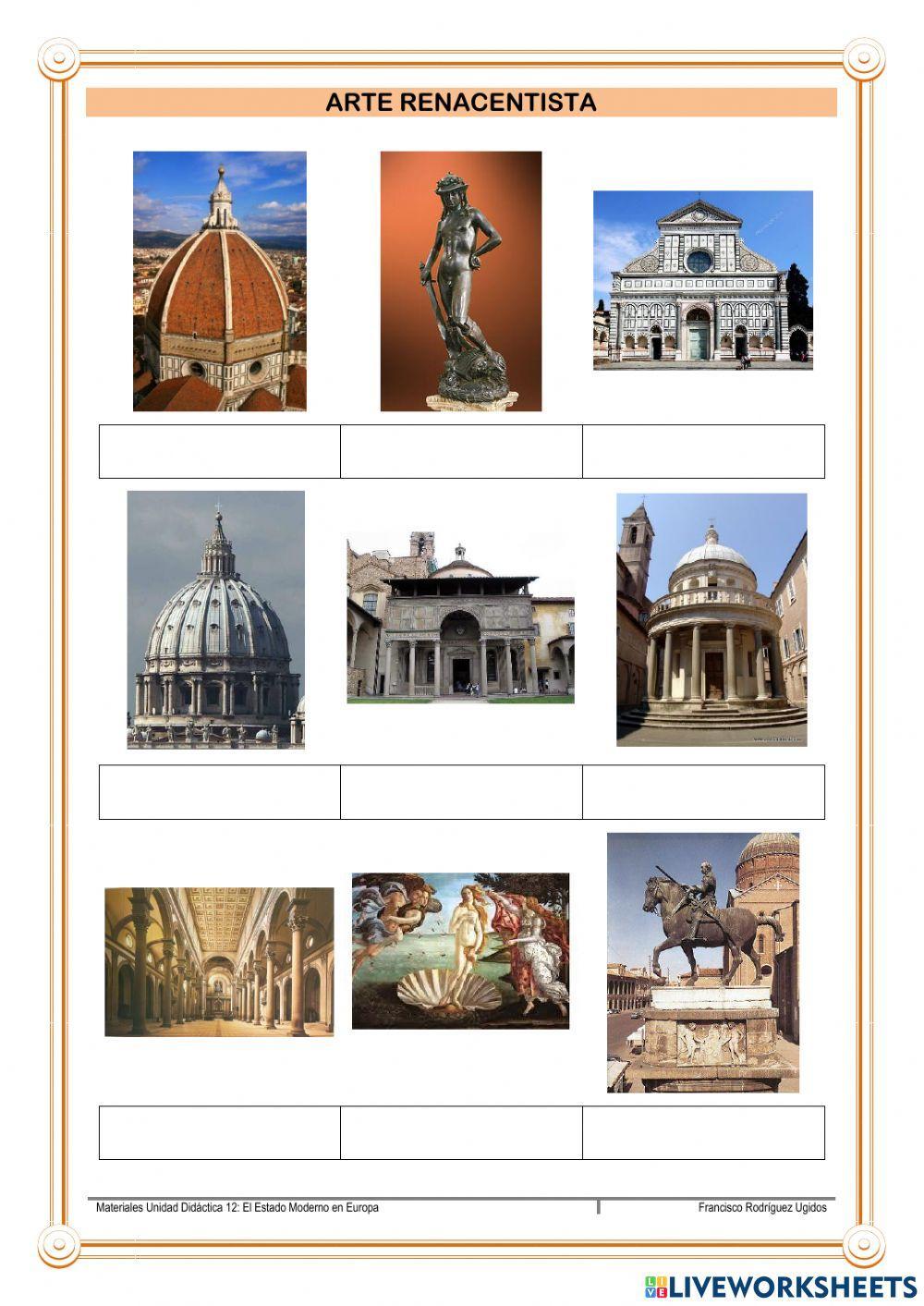TEST del Arte Renacentista