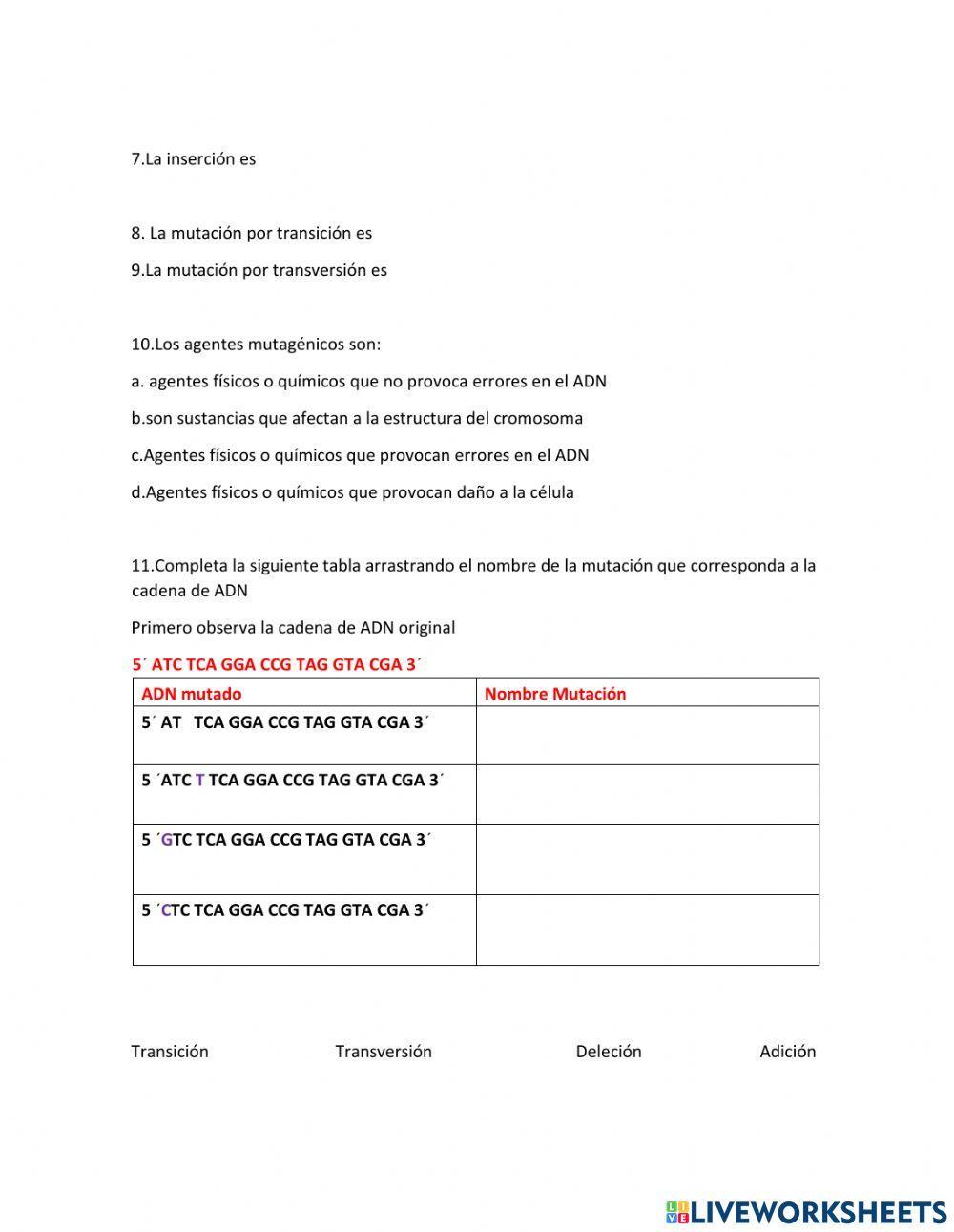 mutaciones génicas 1