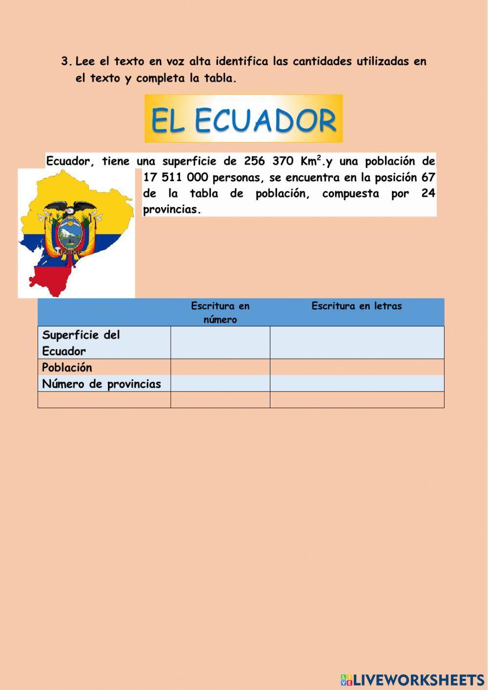 Leer y escribir números naturales en cualquier contexto.