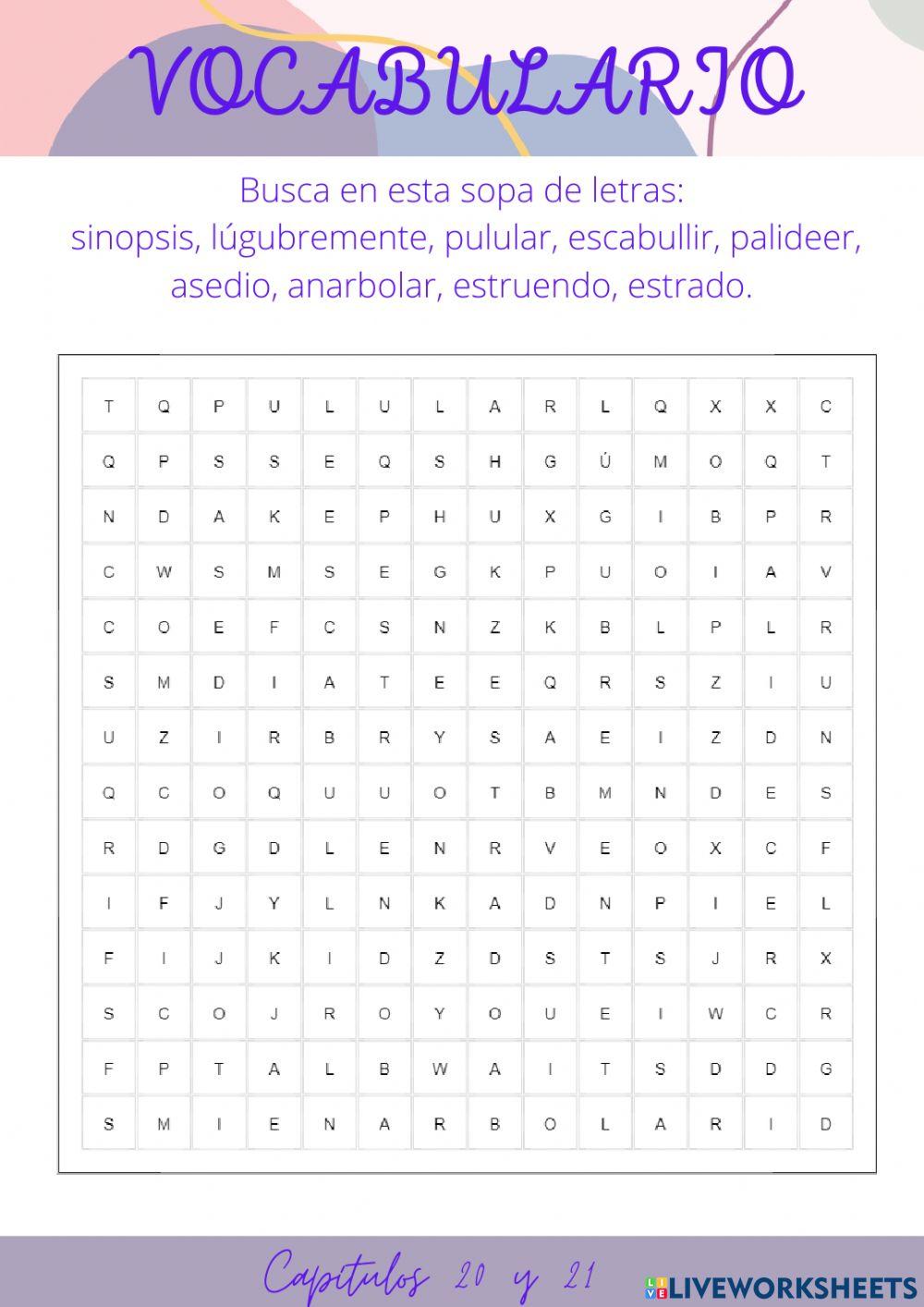 Prohibido Capítulos 20 y 21- Tarea 3