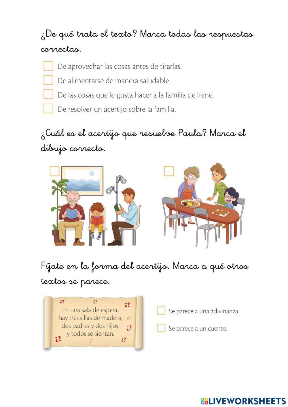 El acertijo de las sillas