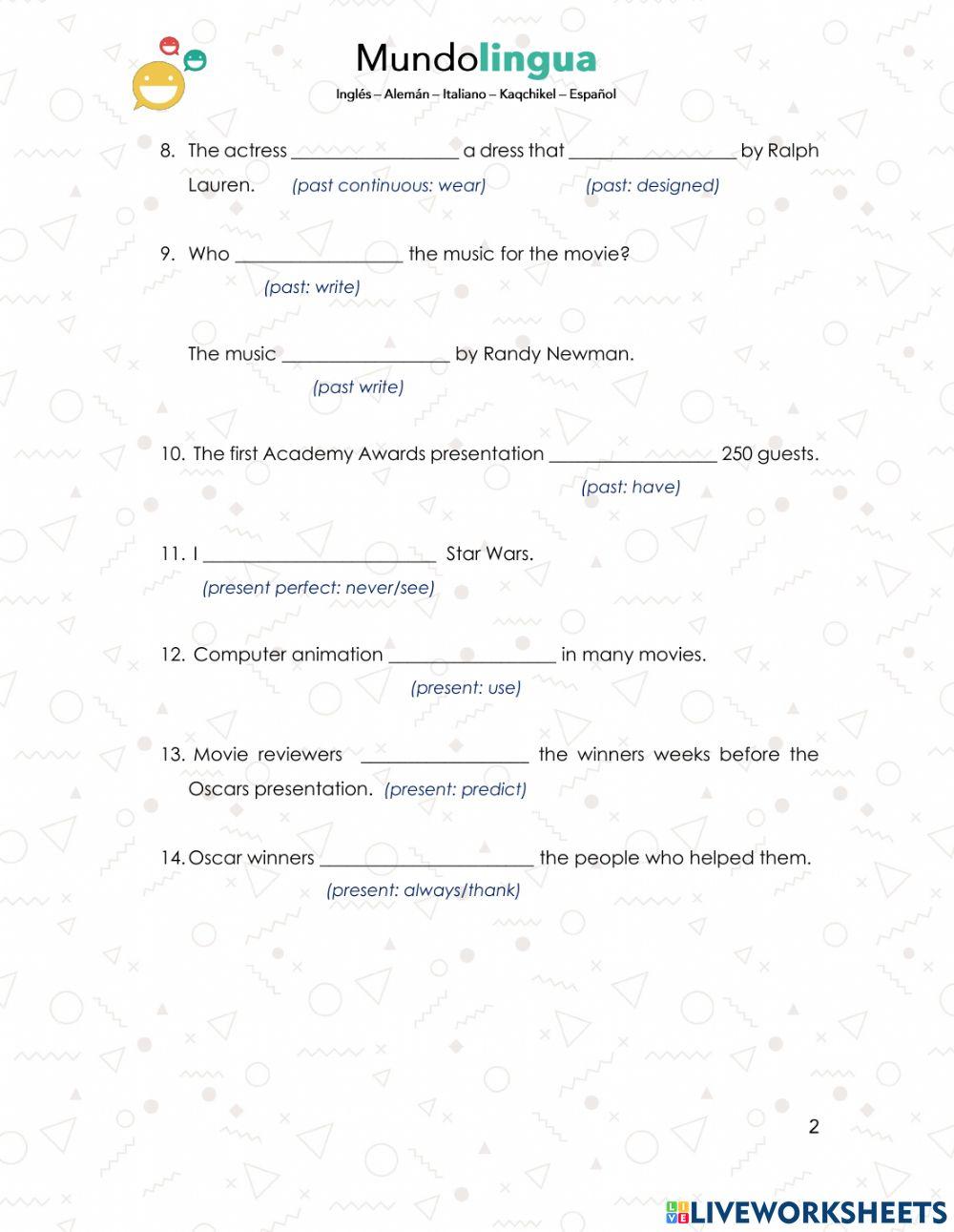 Passive Voice, With an Agent