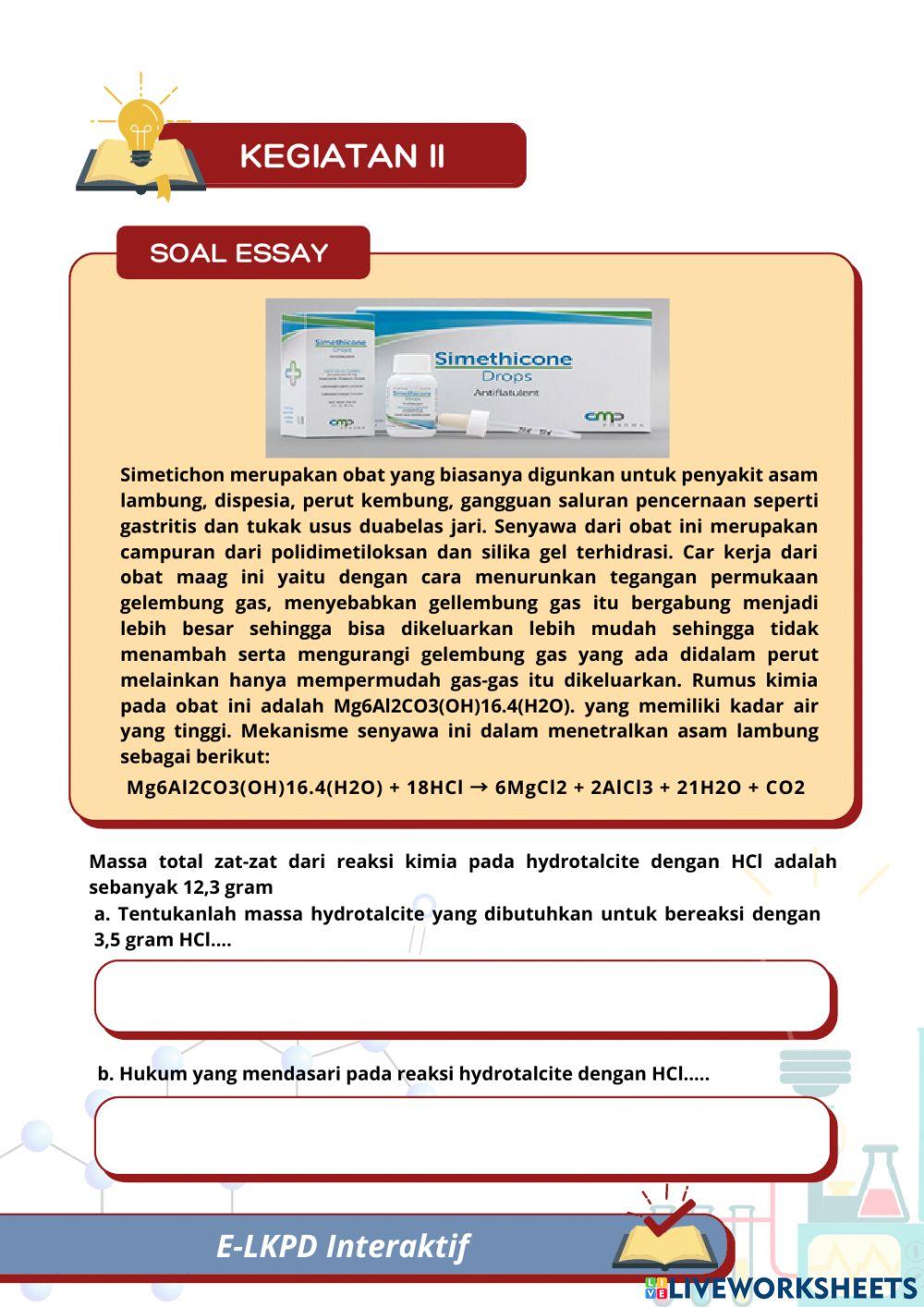 Perhitungan Reaksi Kimia