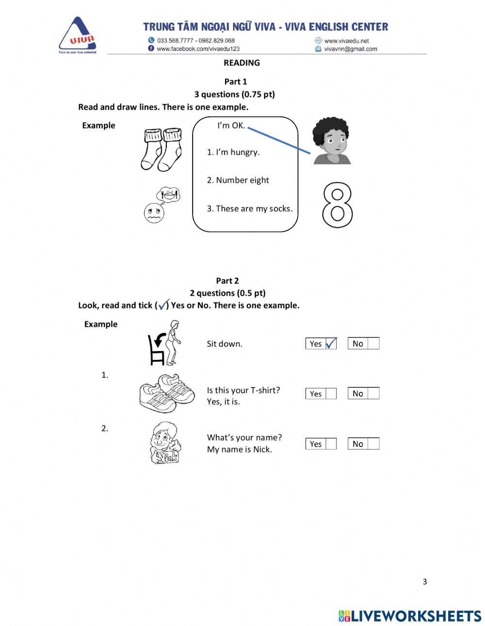 Grade 2-Final exam 2022