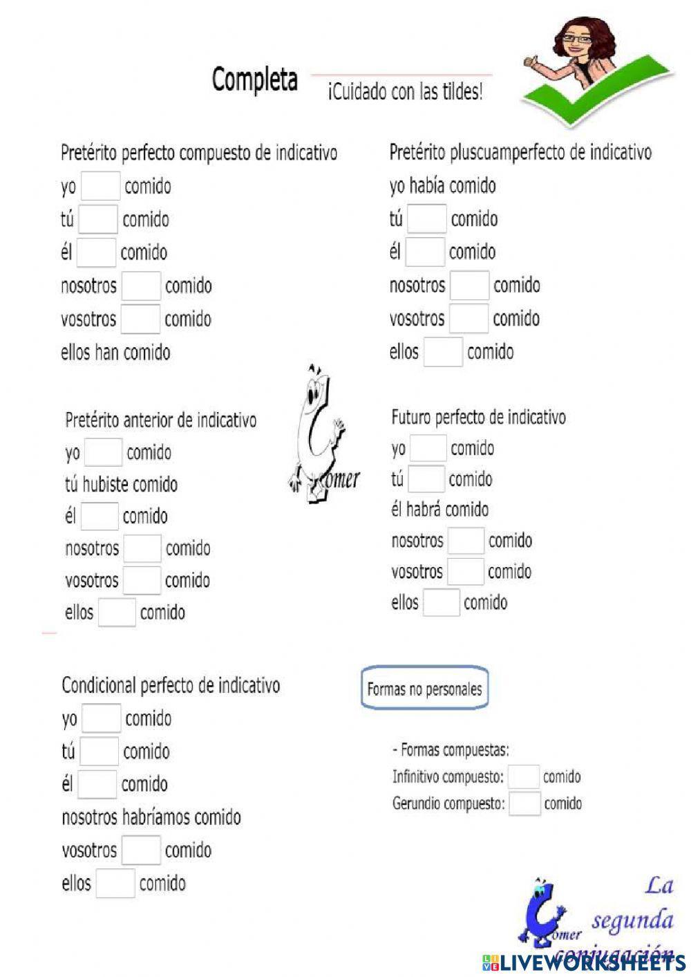 2ª Conjugación: Verbo Comer 2ª Conjugación: Verbo Comer