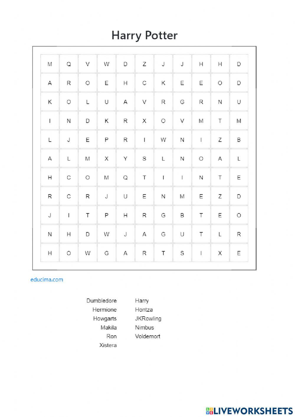 HIZKI ZOPA Harry Potter