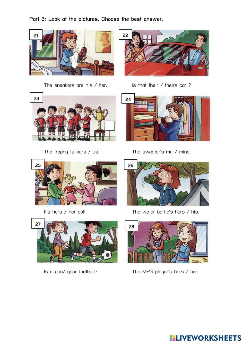 Possessive adjective