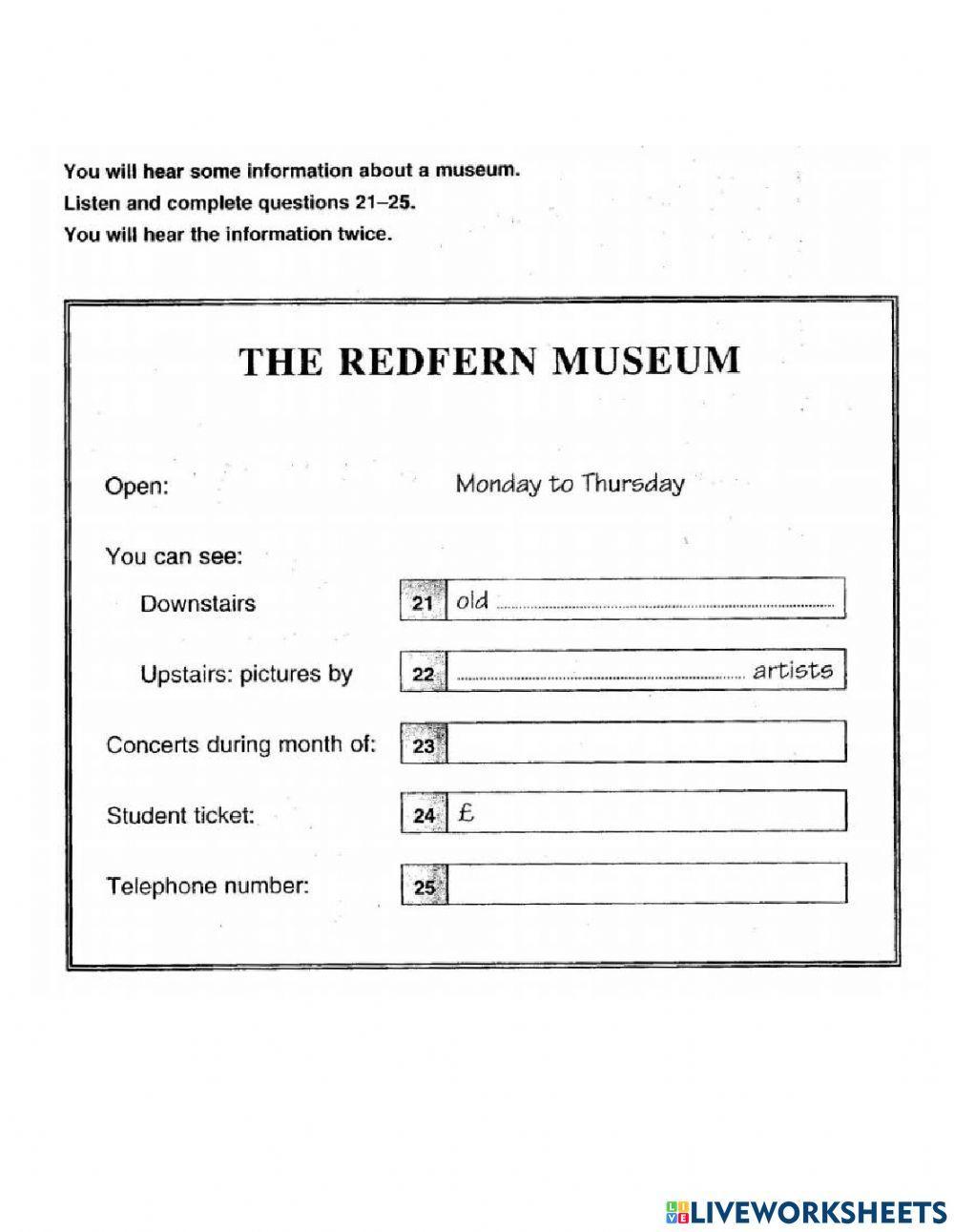 Ket 3-test 4-listening-part 5