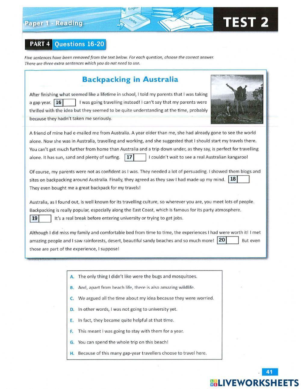 READING - Pet succeed 2