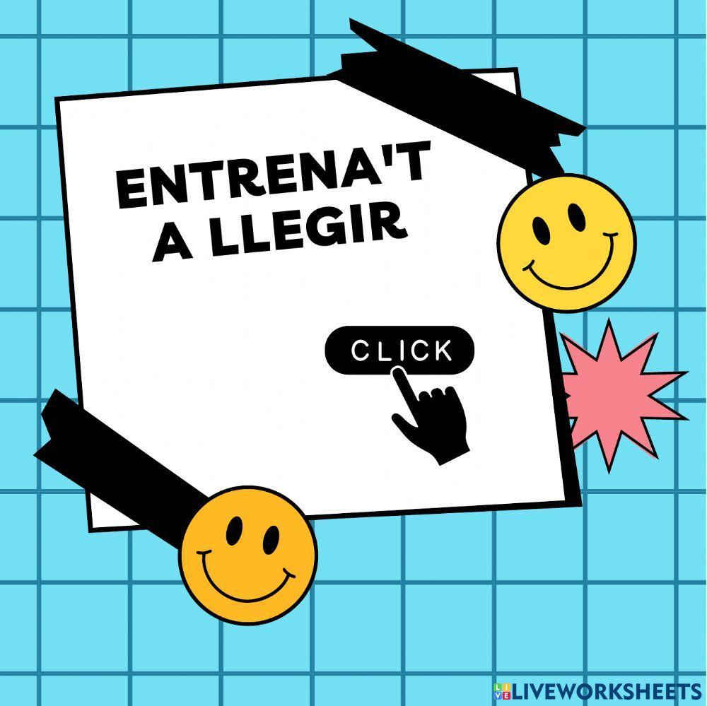 Entrena't a llegir - petits