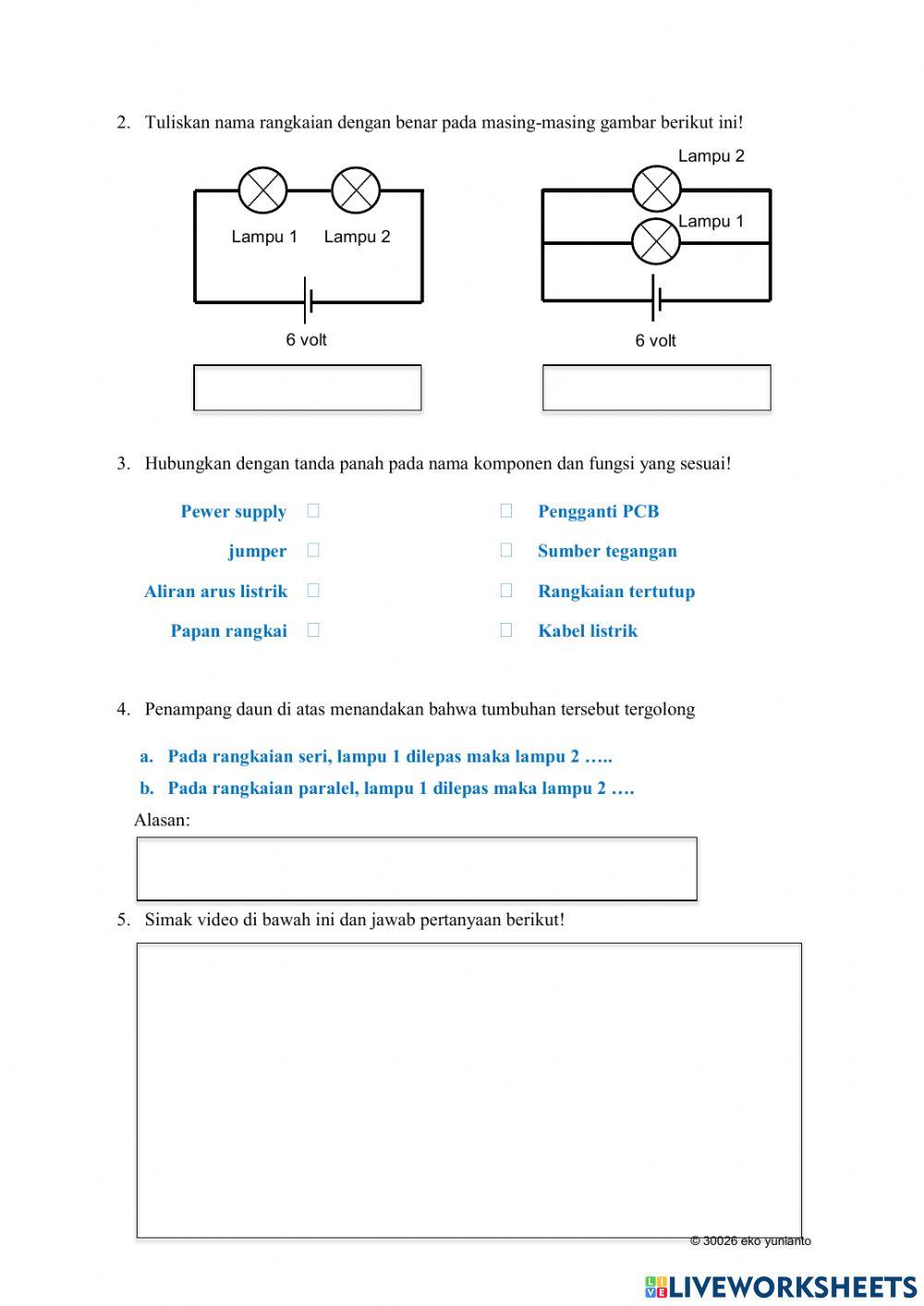 RANGKAIAN SERI PARALEL 30026 ekoy
