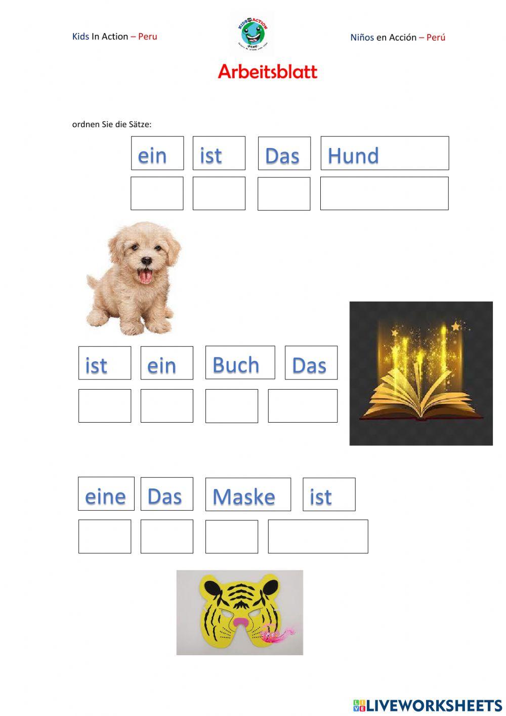 KINDISCH 1.3 - UNTERRICHT 1 - Unbestimmte Artikel