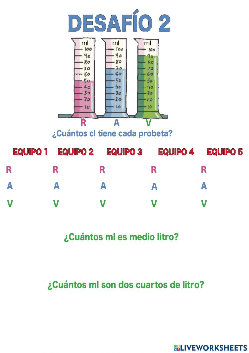 Desafio capacidad equipos
