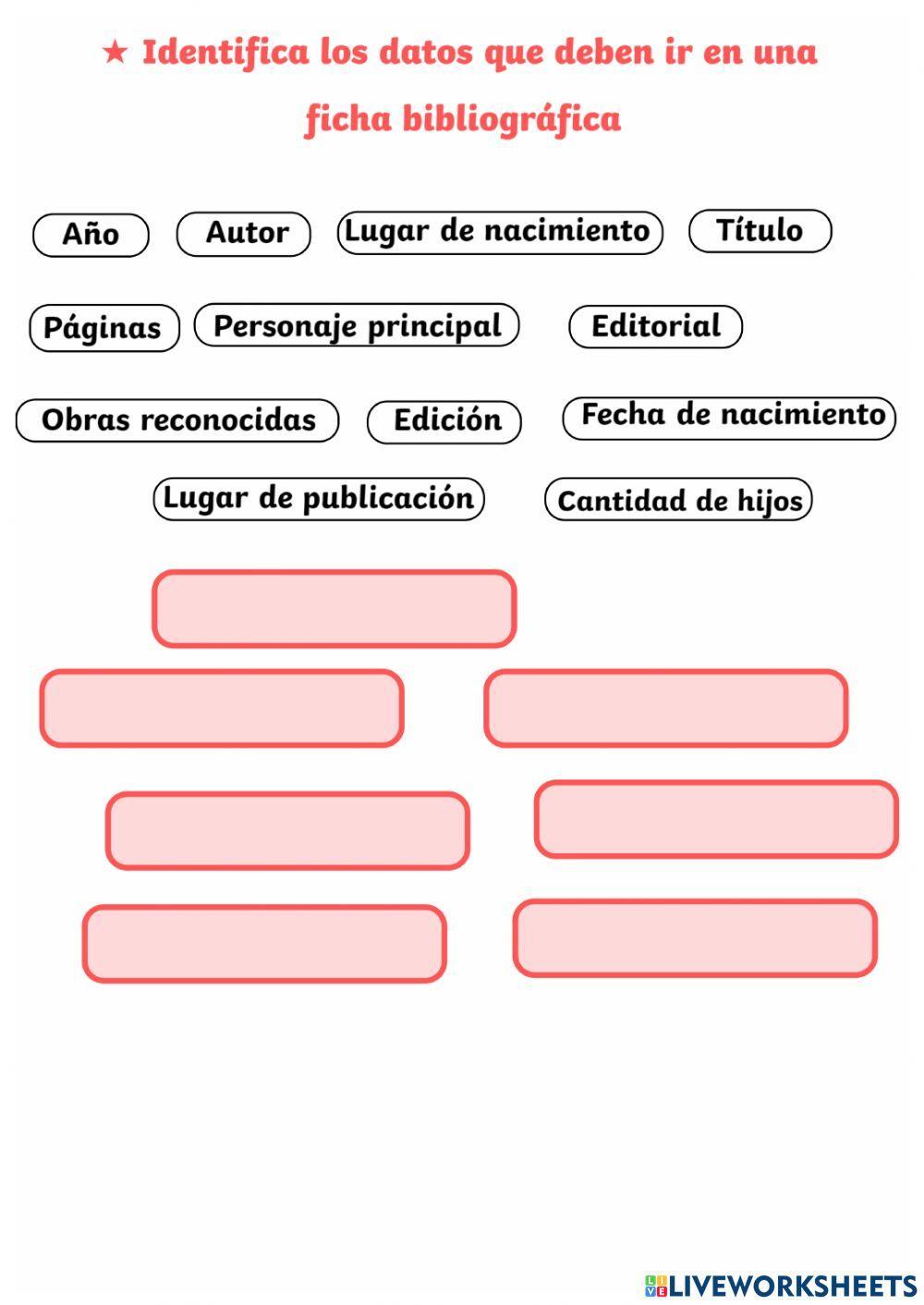 Ficha bibliográfica