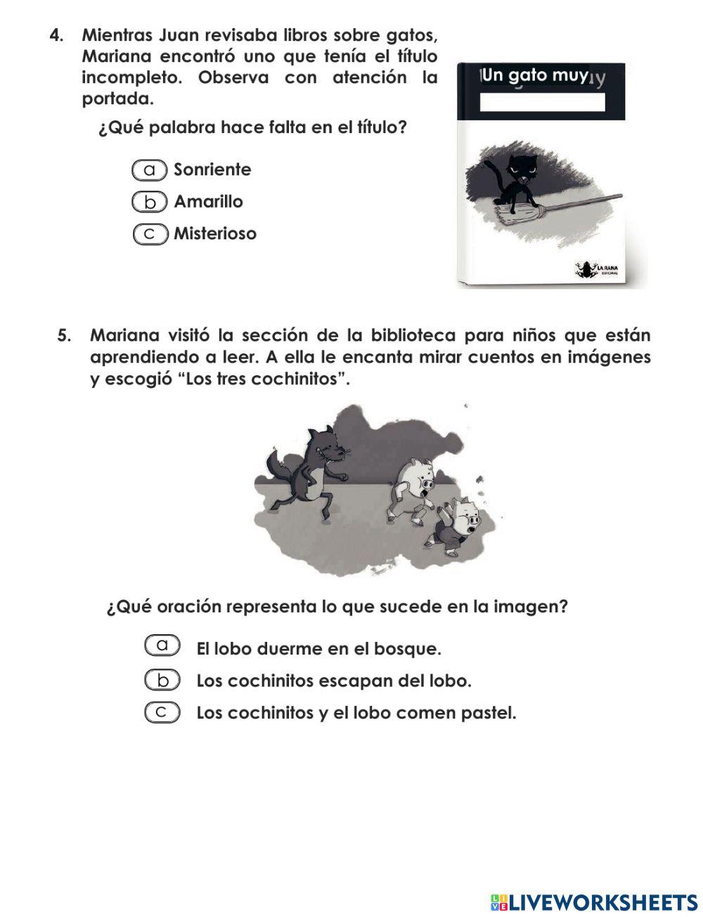 SEGUNDO GRADO Sesión 1 Español 