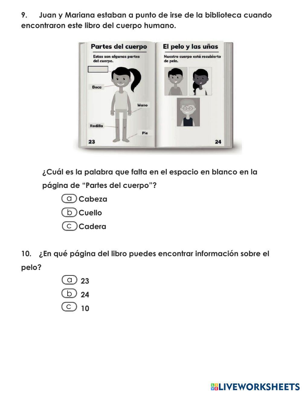 SEGUNDO GRADO Sesión 1 Español 