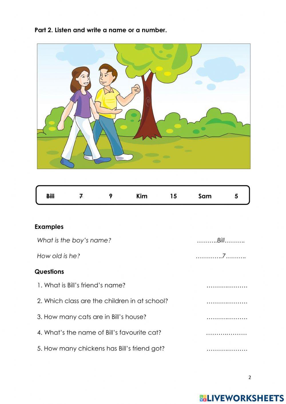 CGE1-Unit 8-Revision-Listening